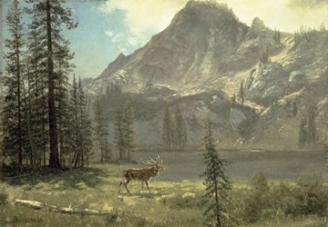 Albert Bierstadt - Call Of The Wild (z)