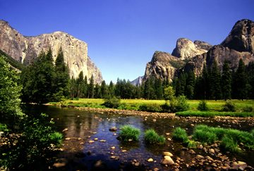 El Capitan, Yosemite, Merced River