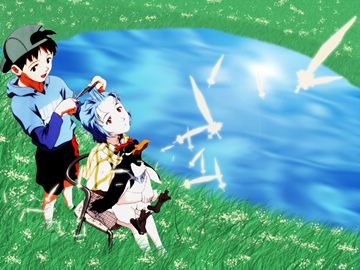 Shinji and Rei BETA = Evangelion