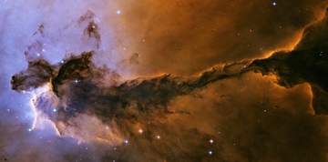 Stellar spire eagle nebula