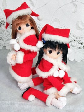 1135441112691 Christmas Moko-chan and her friend