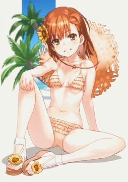 (e) Misaka Mikoto in buff bikini by raika9
