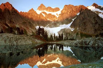 Mount Shuksan from Lake Ann, Washington, USA