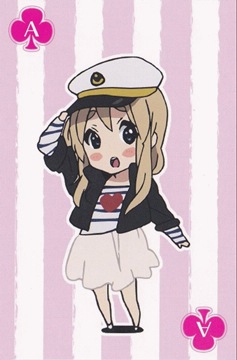 Mugi draws cake out of captain's hat