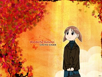 autumn azumanga daioh mihama chiyo