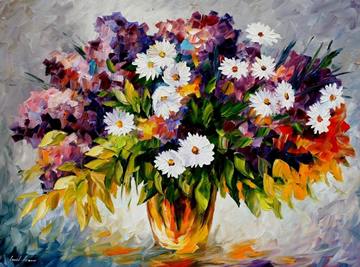 LILAC AND CAMOMILES by Leonidafremov