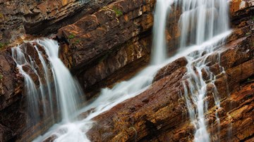 Cameron Falls, Waterton Lakes NP, Alberta, Canada