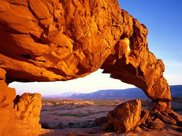 sandstone formation, Arches NP, Utah, USA