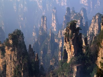 23; Zhangjiajie National Forest Park, China