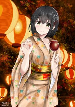 Haguro in kimono by nakura haru