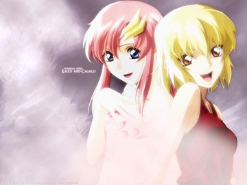Gundam Seed - Lacus and Cagalli