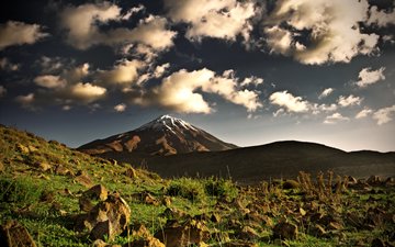 Mount Elbrus in the summer
