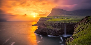 Mlafossur Waterfall, Faroe Islands
