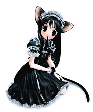 Gothic Lolita + Neko Musume