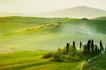 Fields of Tuscany, Italy