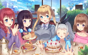 Blend S girls having a party