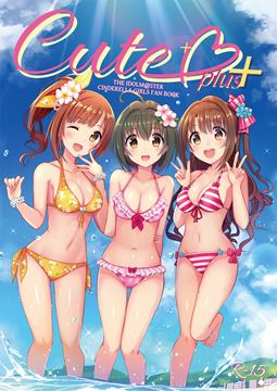 (e) 3 idolmaster cinderella girls in bikini