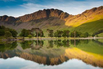 Buttermere Lake before sunset, England