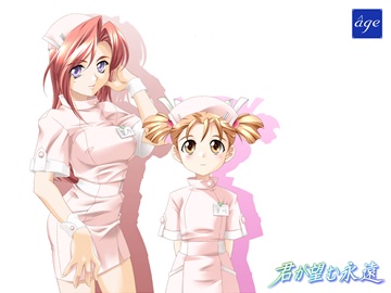 and then the nurses (Kimi ga Nozomu Eien)