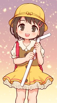 Yukiko-tan holding a large straw by lasto