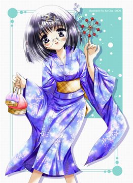 cute and beautiful kimono girl