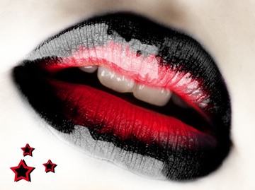 ! 1166571649454 black-red lips