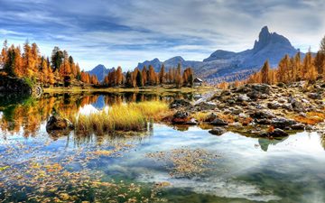autumn Lago Federa, Italy