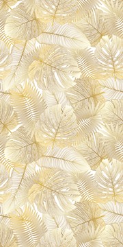 golden tropical leaves (tiling wallpaper)