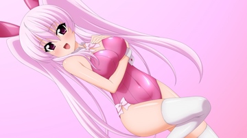 (e) (hq) pink bunny girl