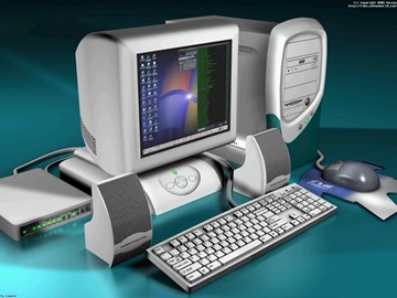 retro-futuristic computer (simple version)