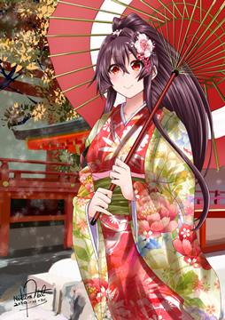 Yamato in kimono by nakura haru