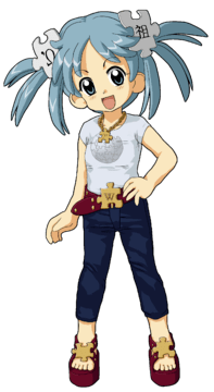Wikipe-tan standing in casual clothes