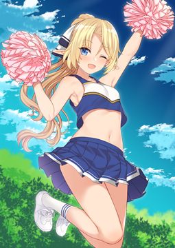 (e) Iris as a cheerleader by takunomi