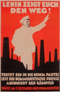 Lenin zeight euch den Weg, 1924