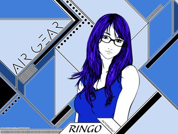 [AnimePaper]Ringo in Blue by stullz 1600x1200