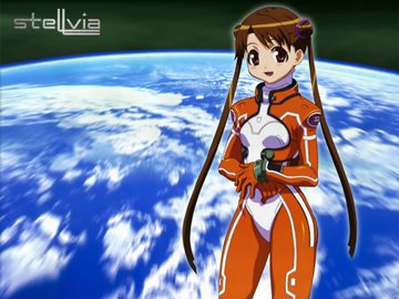 Stellvia standing in near space