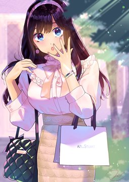 fashionable girl outdoors by nambu 01