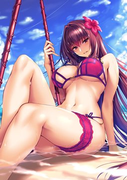 (e) Scathach in shallow water