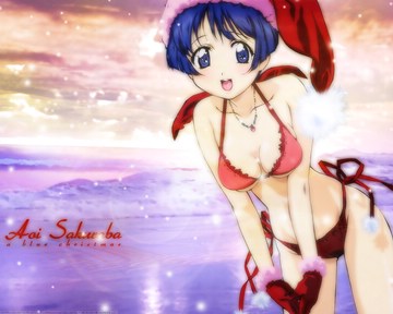 (e) ! 1103088578340 Aoi Sakuraba, a blue christmas