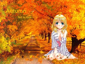 golden (Autumn, fall in love)