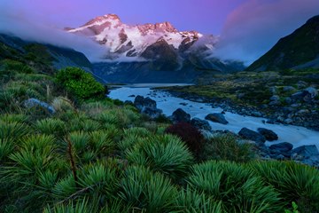 Mount Sefton in Aoraki NP, South Island, New Zealand
