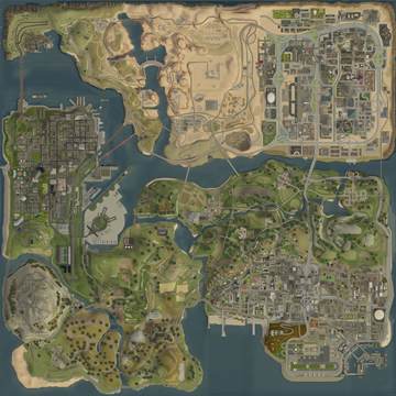 GTA SA map (hr)