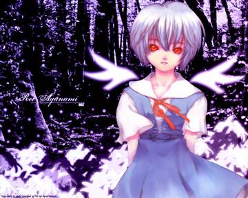 Rei Ayanami (with red eyes)