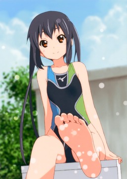 (e) Azusa in swimsuit by errant