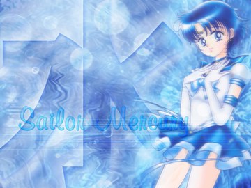 (k) Sailor Mercury (Sailor Moon)