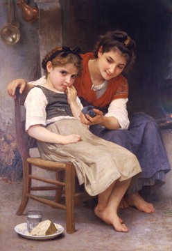 William Adolphe Bouguereau 1888 Petite boudeuse oleo Wisconsi