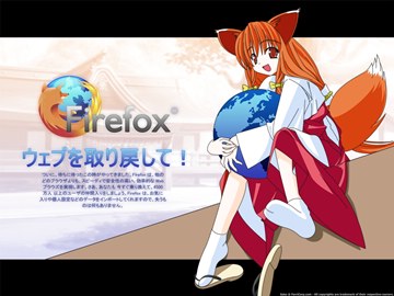 Catgirl`Wallpaper 336 Firefox