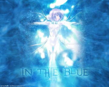 [AnimePaper]In the blue RanMouri and Akissi 1280x1024