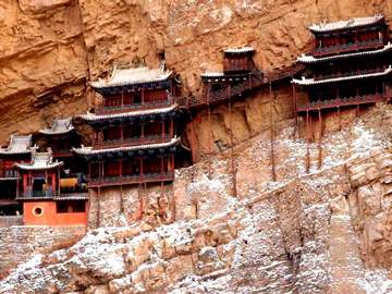 china csg001 hanging monastery-hengshan-shanxi