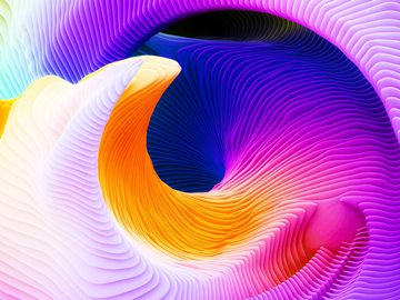 abstract spiral by ari weinkle